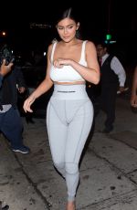 KYLIE JENNER in Tights Night Out in Los Angeles 06/16/2018