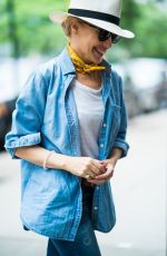 KYLIE MINOGUE in Jeans Out in New York 06/22/2018