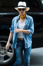 KYLIE MINOGUE in Jeans Out in New York 06/22/2018