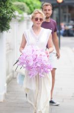 KYLIE MINOGUE Leaves Her House in London 06/08/2018