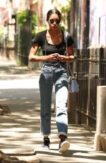 LAURA HARRIER in Jeans Out in New York 06/12/2018