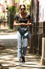 LAURA HARRIER in Jeans Out in New York 06/12/2018