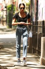 LAURA HARRIER in Jeans Out in New York 06/12/2018
