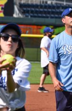 LAURA MARANO at Big Slick Celebrity Softball in Kansas City 06/01/2018
