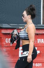 LAUREN GOODGER Leaves a Gym in Essex 06/14/2018