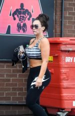 LAUREN GOODGER Leaves a Gym in Essex 06/14/2018