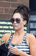 LAUREN GOODGER Leaves a Gym in Essex 06/14/2018