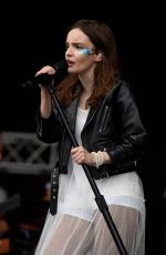 LAUREN MAYBERRY (CHVRCHES) at Parklife Festival at Heaton Park in Manchester 06/10/2018