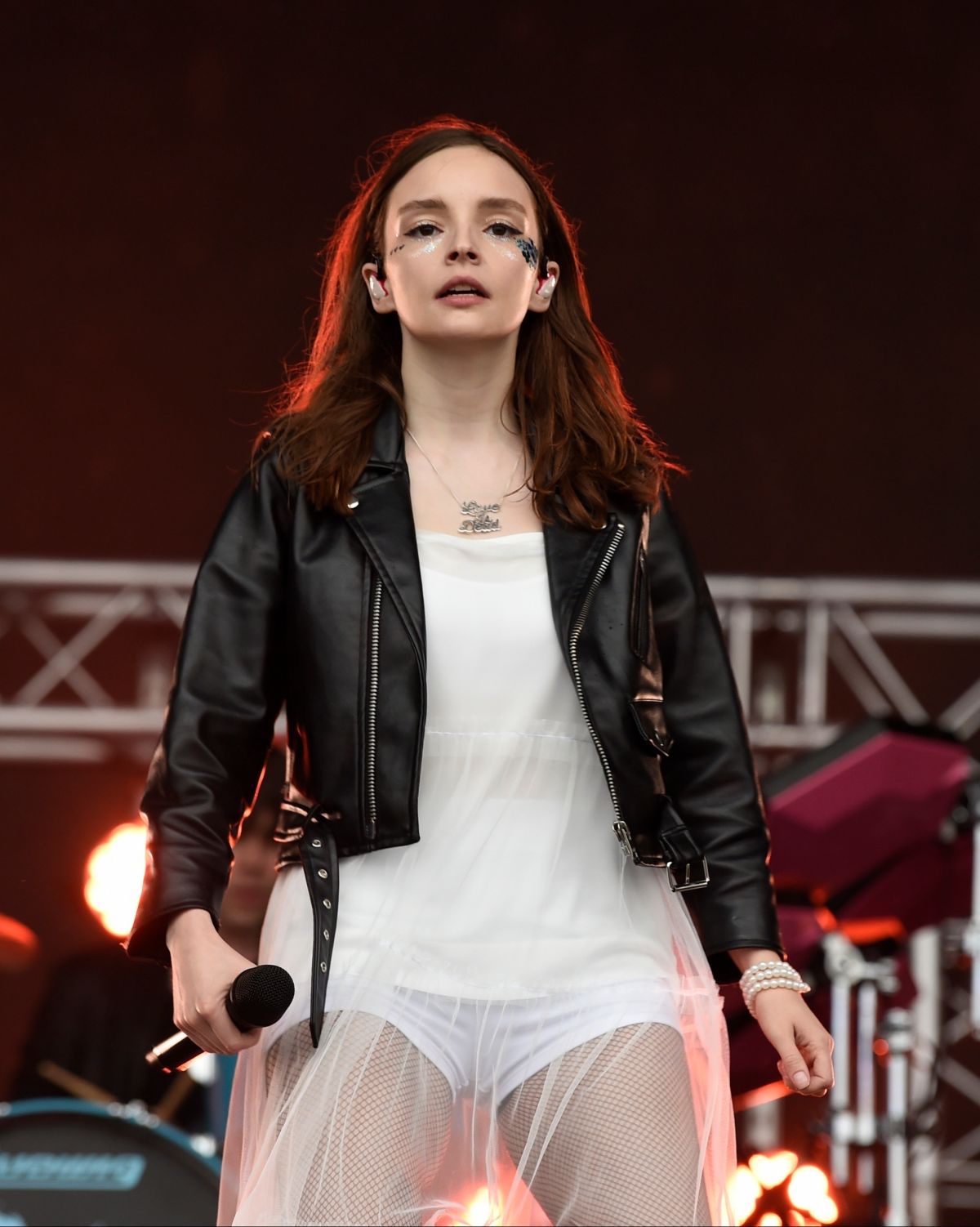 LAUREN MAYBERRY (CHVRCHES) at Parklife Festival at Heaton Park in Manchester 06/10 ...