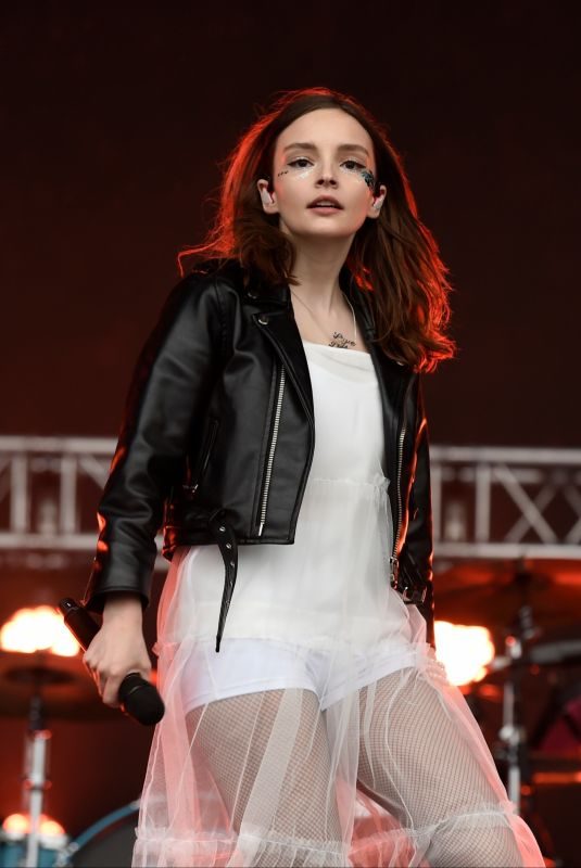 LAUREN MAYBERRY (CHVRCHES) at Parklife Festival at Heaton Park in Manchester 06/10/2018