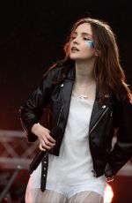 LAUREN MAYBERRY (CHVRCHES) at Parklife Festival at Heaton Park in Manchester 06/10/2018