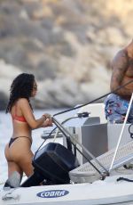 LEIGH-ANNE PINNOCK in Bikini at a Beach in Mykonos 06/10/2018
