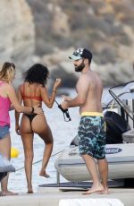 LEIGH-ANNE PINNOCK in Bikini at a Beach in Mykonos 06/10/2018