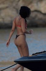 LEIGH-ANNE PINNOCK in Bikini on Holiday in Mykonos 06/10/2018