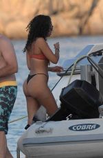 LEIGH-ANNE PINNOCK in Bikini on Holiday in Mykonos 06/10/2018