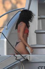 LEIGH-ANNE PINNOCK in Bikini on Holiday in Mykonos 06/10/2018