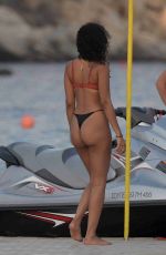 LEIGH-ANNE PINNOCK in Bikini on Holiday in Mykonos 06/10/2018