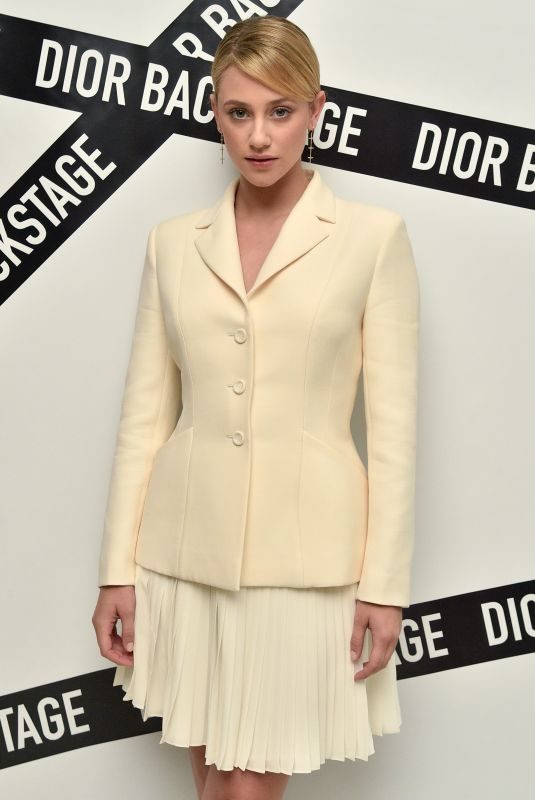 LILI REINHART at Dior Backstage Collection Dinner in New York 06/07/2018