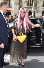 LILY ALLEN at Dior Homme Spring/Summer Fashion Show in Paris 06/23/2018