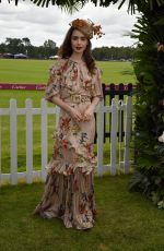 LILY COLLINS at Cartier Queens Cup Polo in Windsor 06/17/2018