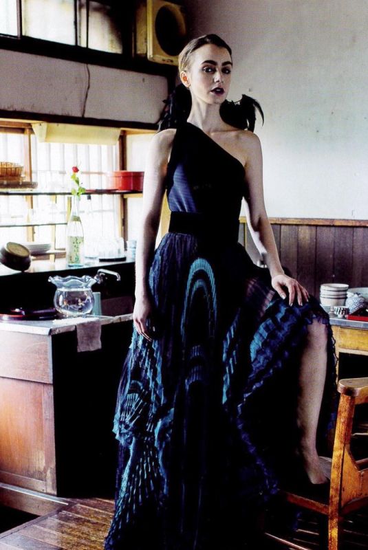 LILY COLLINS for Vogue Magazine, Japan June 2018 