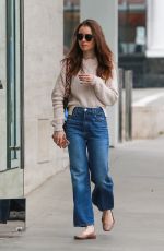 LILY COLLINS Heading to Skin Care Salon in Beverly Hills 05/30/2018