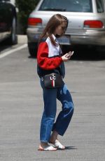 LILY COLLINS Out Shopping in West Hollywood 05/31/2018