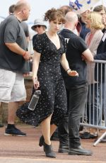 LILY JAMES on the Set of Danny Boyles New Movie in London 06/27/2018