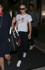 LILY-ROSE DEPP at Los Angeles International Airport 06/26/2018