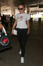 LILY-ROSE DEPP at Los Angeles International Airport 06/26/2018