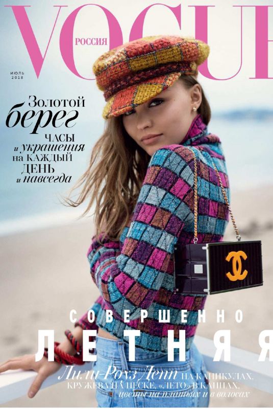 LILY-ROSE DEPP in Vogue Magazine, Russie July 2018 Issue