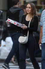LILY-ROSE DEPP Out for Pizza in New York 05/30/2018