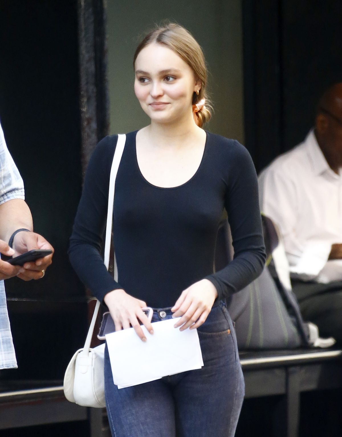 LILY-ROSE DEPP Out for Pizza in New York 05/30/2018.
