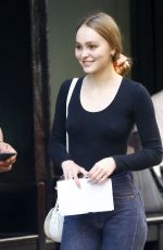 LILY-ROSE DEPP Out for Pizza in New York 05/30/2018