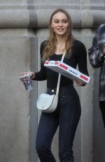 LILY-ROSE DEPP Out for Pizza in New York 05/30/2018