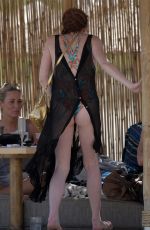 LINDSAY LOHAN at Lohan Beach House in Mykonos 06/07/2018