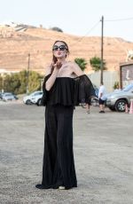 LINDSAY LOHAN Out in Mykonos 06/11/2018