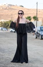 LINDSAY LOHAN Out in Mykonos 06/11/2018