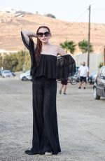 LINDSAY LOHAN Out in Mykonos 06/11/2018