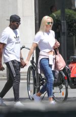 LINDSEY VONN Out Shopping in Paris 06/25/2018