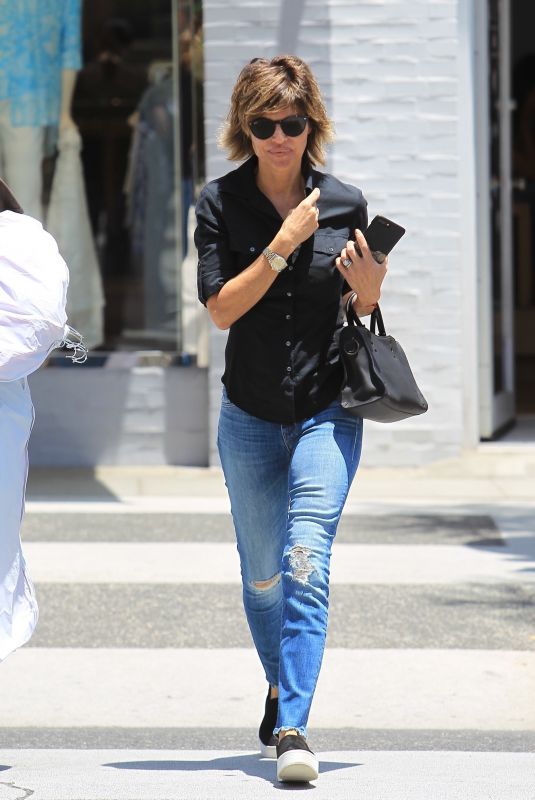 LISA RINNA Out and About in Beverly Hills 06/01/2018