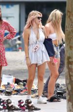LOTTIE MOSS and TINA STINNES Out in Barcelona 06/13/2018
