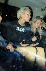 LOTTIE MOSS and WALLIS DAY Leaves Chiltern Firehouse in London 06/07/2018