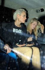 LOTTIE MOSS and WALLIS DAY Leaves Chiltern Firehouse in London 06/07/2018