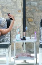LUCY and TIFFANY WATSON in Bikinis on Holiday in Mykonos 06/20/2018