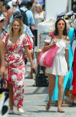 LUCY and TIFFANY WATSON Out in Mykonos 06/21/2018