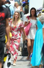 LUCY and TIFFANY WATSON Out in Mykonos 06/21/2018