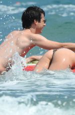 LUCY FALLON in Swimsuit at a Beach in Nicosia 06/22/2018