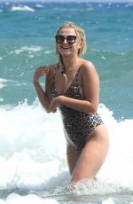 LUCY FALLON in Swimsuit at a Beach in Nicosia 06/22/2018