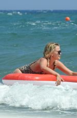 LUCY FALLON in Swimsuit at a Beach in Nicosia 06/22/2018